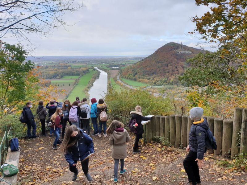 Ausblick von der Porta-Kanzel