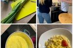 Kochen will auch gelernt werden (Gina und Simon Beiersdorfer).